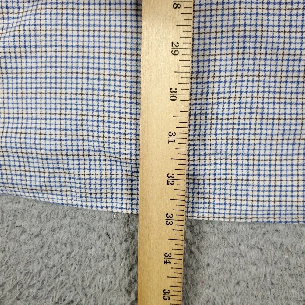 Ralph Lauren Shirt Mens 2XL Blue Check Pony Casual Button Up Long Sleeve - Picture 5 of 7